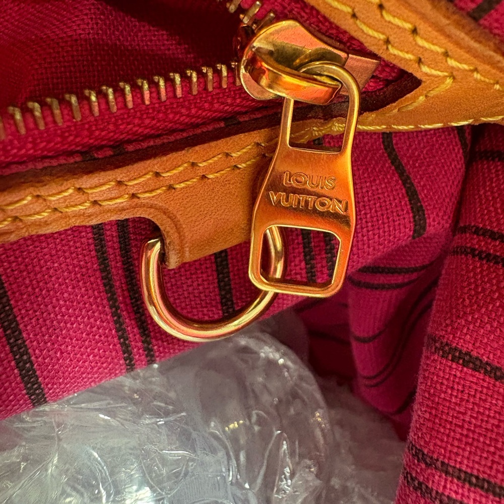 Authentic LOUIS VUITTON delightful p.m. shoulder bag with certificate - Picture 5 of 13